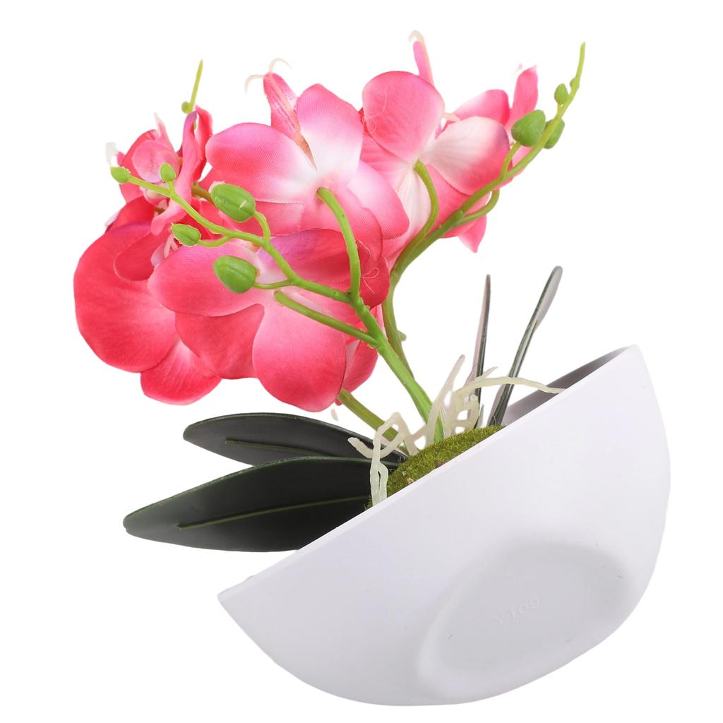 1Pcs Butterfly Orchid Bonsai Simulation Flower Artificial Butterfly Orchid Potted Plant Table Ornament Home Wedding Decoration