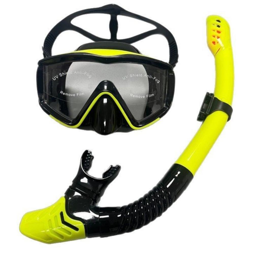 Полимерный набор маска для дайвинга с защитой от запотевания и трубка