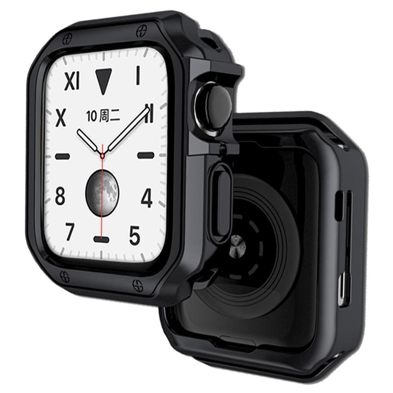 Чехол из ТПУ для Apple Watch Корпус 44 мм/40 мм 42 мм/38 мм 45 мм 41 мм бампер Защита экрана Аксессуары для корпуса iWatch Серии 6 3 SE 7 8 9
