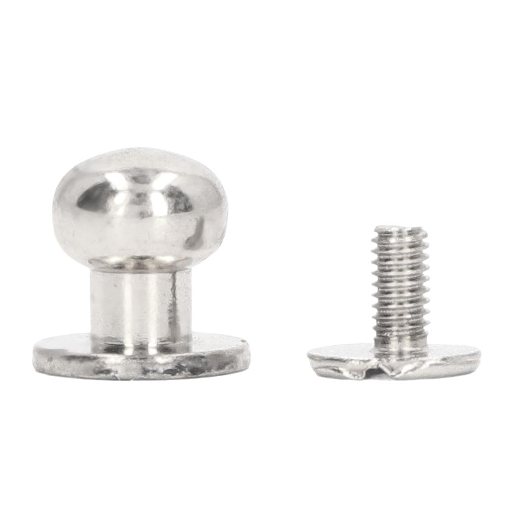 200 комплектов заклепок Monk, глянцевые, гладкие, 10x8 мм, изысканная работа, кожаные принадлежности для рукоделия