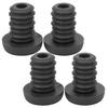 ZTTO Bike Handlebar Grips Bar Ends Screw Plugs Polyester Rubber Bicycle Cycling Accessory