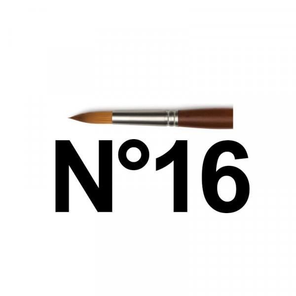 Pinceau - Rond - Acrylique - Précision - Raphaël - Série 8900 - N°16