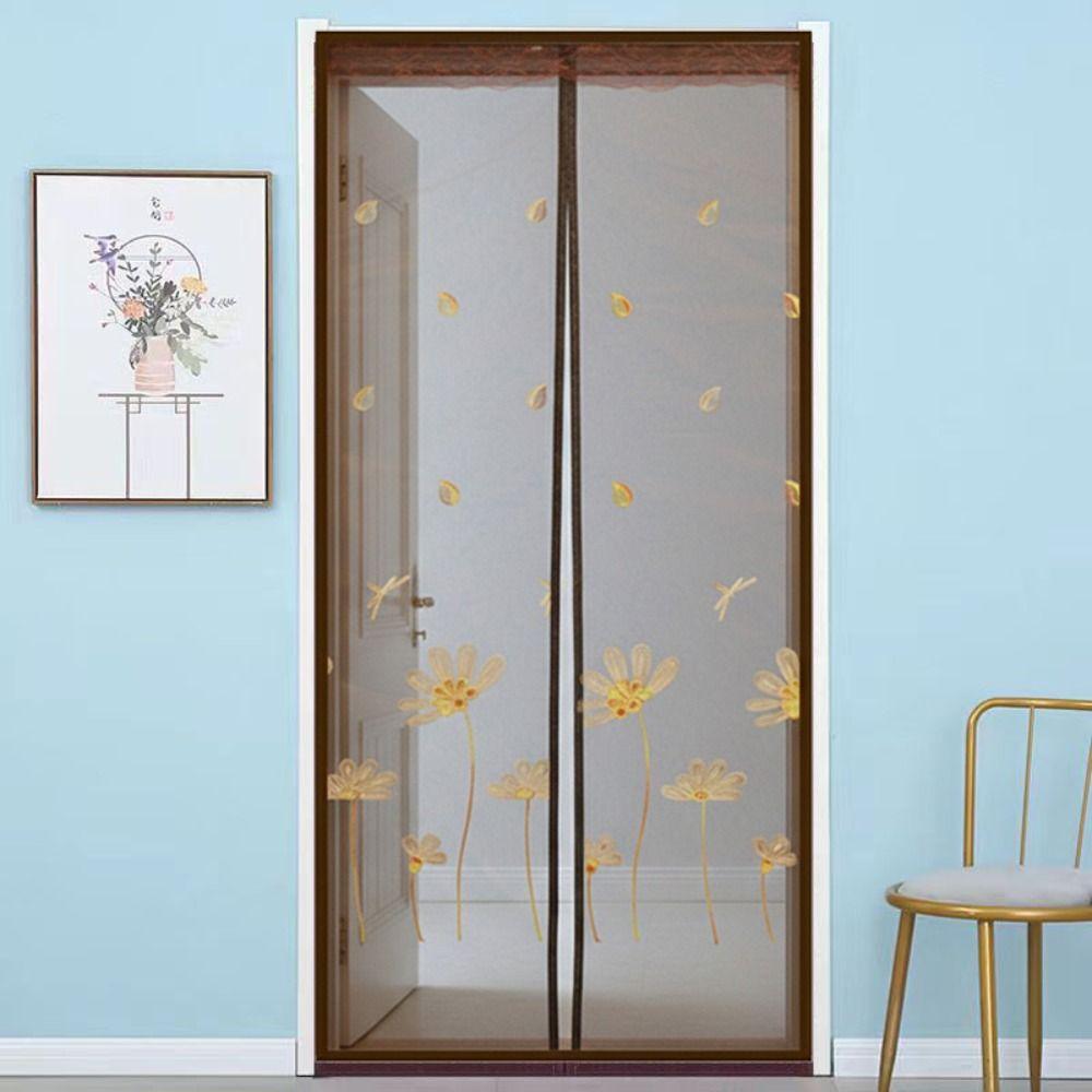 No Punching Mosquito-proof Door Curtain Well-ventilated Anti Mosquito Net Mesh Door Curtain  Patio