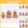 Adorable Capybara Cartoon Car Decoration Pvc Figurine For Collectors Blind Box