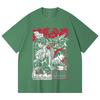 230 Gsm 100% Cotton Baki V3 Print Unisex Heavy Cotton T Shirt
