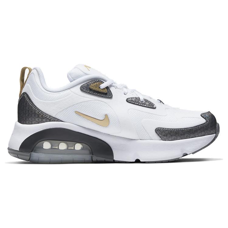 Nike Air Max 200 Белый Металлик Золотой GS CQ4009-100