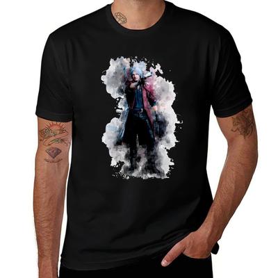 DMC  Dante Watercolor TShirt Holiday Simple Tee Shirt TShirt