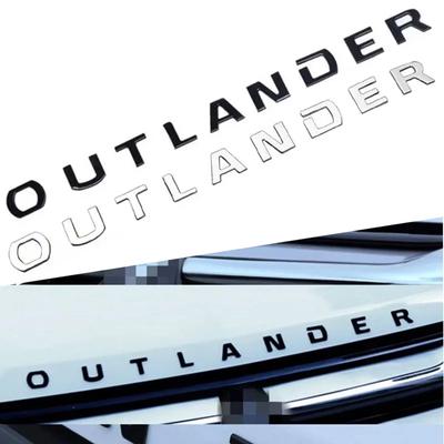 1 шт. Новые 3D ABS OUTLANDER автомобильные буквы передняя голова капот решетка наклейки эмблема значок наклейка наклейка аксессуары для укладки