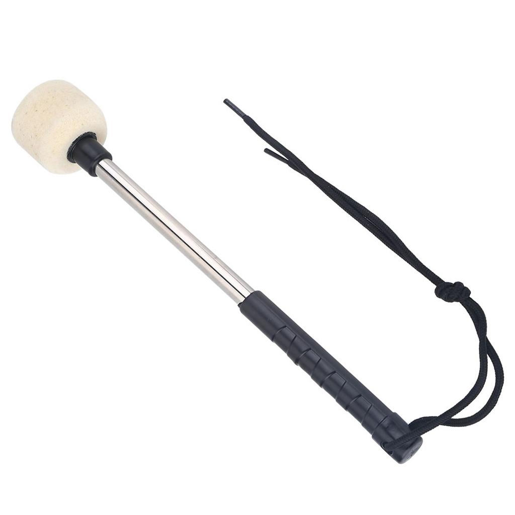 Durable Bass Drum Mallet Drumstick with Wool Felt Head Percussion Marching Band Accessory