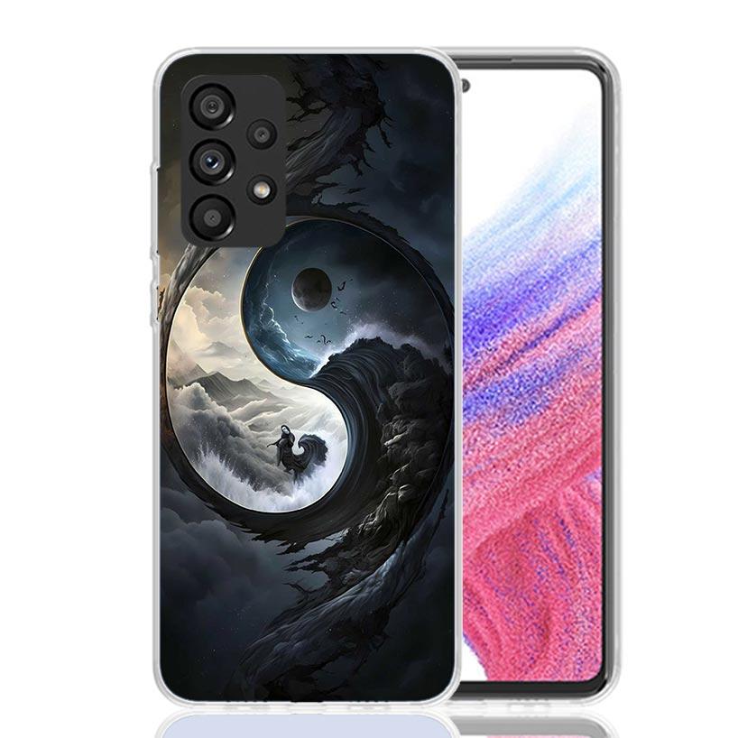 Чехол для телефона 'Жизнь Инь Ян Восемь Триграмм' для Samsung Galaxy A52 A32 A22 A12 A02S A50S A30S A51 A31 AA71 Note 20 Ultra 10 S10 Plus