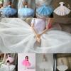 Multicolored Mini Mesh Skirt for 29cm Dolls - Babi Wedding Dress, Short Dress-Up Skirt for Toy Girls