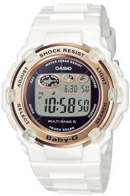 Часы Casio (Официальный японский продукт) BGR-3003U-7AJF, Женские,, Радиоуправляемые солнечные часы с подсветкой (Светодиодный светильник высокой яркости)