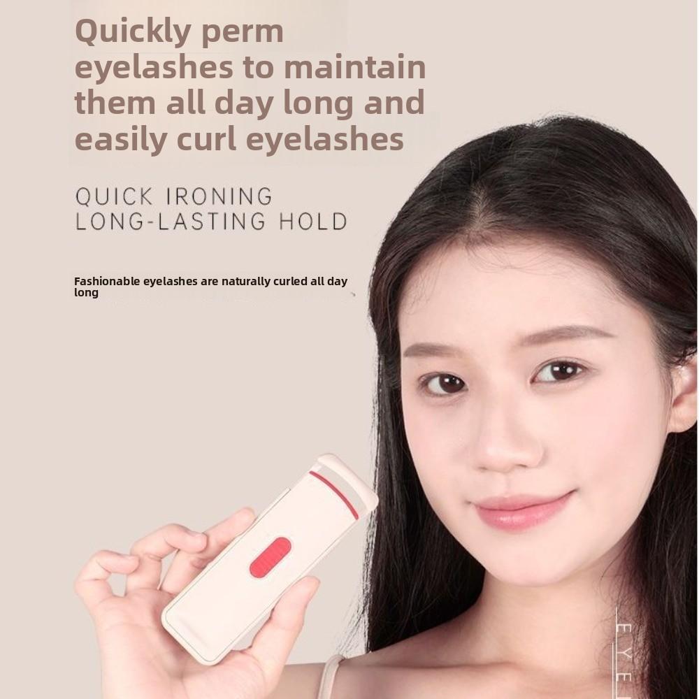 Fast Heating Heated Eyelash Curler Mini Lash Curling Applicator Beauty Tool