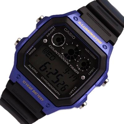 CASIO CASIOQUARTZ AE-1300WH-2A( АЕ 1300WH 2A АЕ-1300WH АЕ-1300 ) Цифровые резиновые наручные часы AE-1300WHFrom