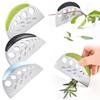 7 Holes Herb Cutter Stripper Stainless Steel Herbs Leaf Stripping Tool