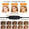 LED Selfie Ring Light Photography Video Light 33cm RingLight with Phone Stand Tripod Fill Light Dimmable Lamp Trepied Streaming
