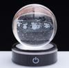 3D Solar System Crystal Ball Night Light with LED Colorful Lighting Touch Base Galaxy Planets Glass Ball Lamp Astronomy