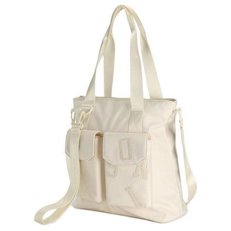 FILA Fusion Fashion Sports Fabric Shoulder Crossbody Tote Bag Unisex bags Milk-White T13U413141FIV