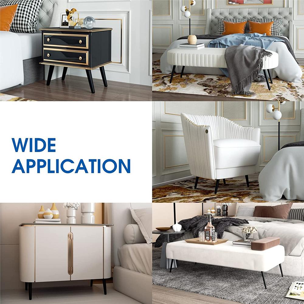 Современный стиль косые металлические ножки для мебели в качестве замены для дивана, журнального столика, стула, подставки для телевизора, ножки шкафа 2/4 шт.