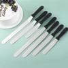 Stainless Steel Cake & Icing Leveling Scraper Spatula - Commercial Baking Tool