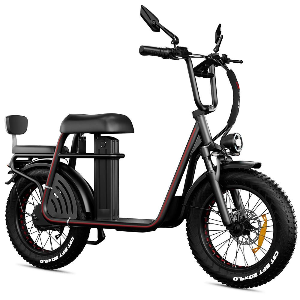 Electric Bicycle Drvetion ET20 20" 1000W Motor City Electric Bike For Adult 48V 15AH With NFC Max Range 80Km Max Load 150Kg