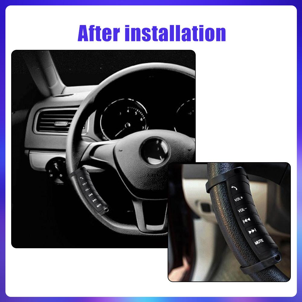 Universal Wireless Steering Wheel Multi Function Button Unilateral Car Multi-function Switch Buttons Car Tuning Parts