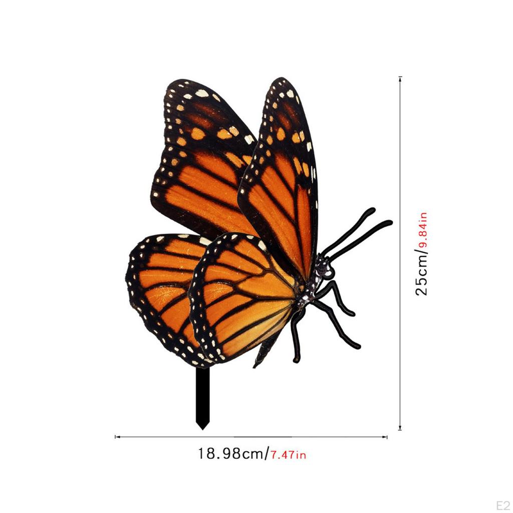 Butterfly Garden Decor Handcrafted Metal Art for Outdoor