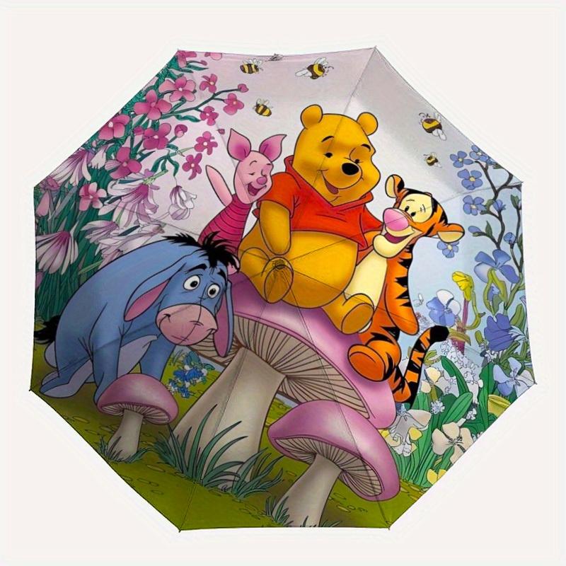 1pc Winnie the Pooh, Tigger 8-Rib Automatic Folding Umbrella, Portable & Foldable, All-Season Portable Umbrella for Women & Men yy250731186