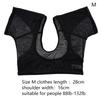 Underarm Sweat Pads T-Shirt Women Armpit Shape Reusable Sweat Pads Washable