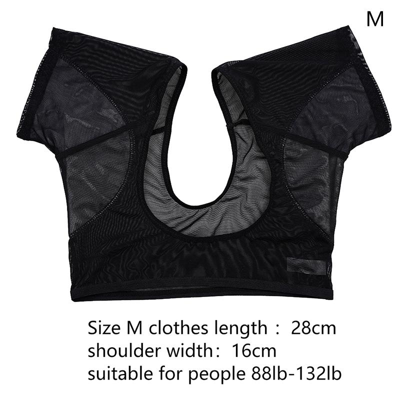 Underarm Sweat Pads T-Shirt Women Armpit Shape Reusable Sweat Pads Washable