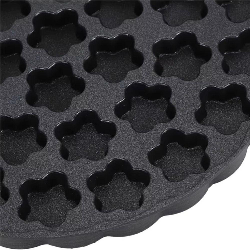 Long Handle Bubble Waffle Maker 19/37 Holes Ice Cream Cone Maker Baking Accessories