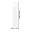 5PCS Translucent Frosted Plastic Pencil Bag Case Universal Round Dust-proof Protective Pen Pouch Can Be Hung Pencil Holder