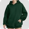 Womens Oversized Hooded Sweatshirt Long Sleeve Solid Color Casual Chic Top Winter
