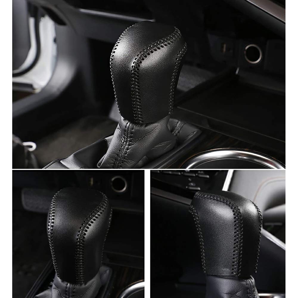 LEXLEYS Toyota Yaris Cross 10 Series Exclusive Design, Genuine Leather Shift Knob Cover, Shift