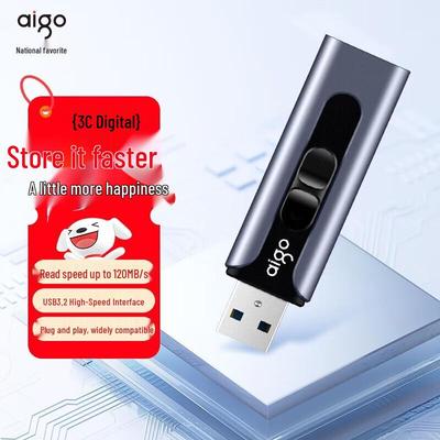 Aigo U335 32 ГБ USB 3.0 Металлическая флеш-накопитель с выдвижным разъемом