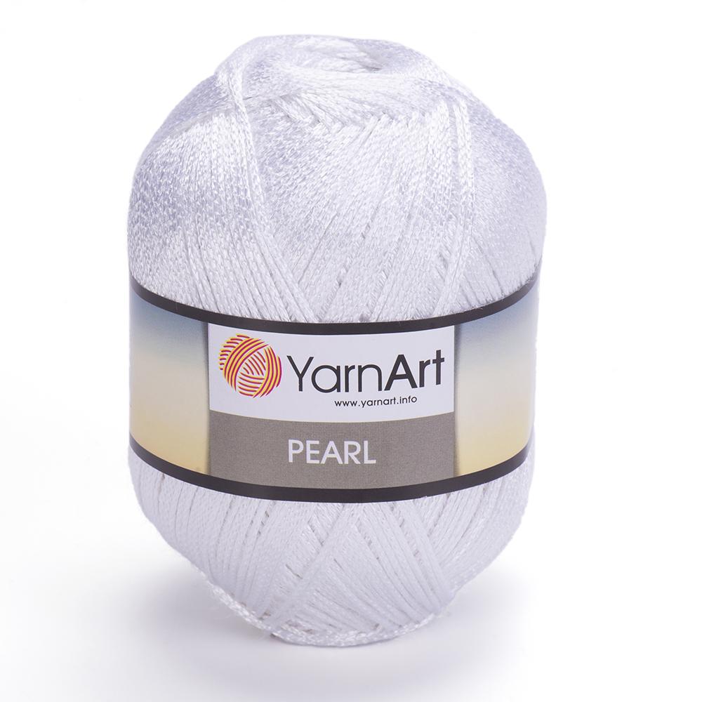 Пряжа для ручного вязания YarnArt Pearl — 4 клубка вискозы — Шарф — Шапка — Свитер — Футболка — Носки — Перчатки — 270 метров(90гр) - Тонкий - Мягкий - Сделай сам
