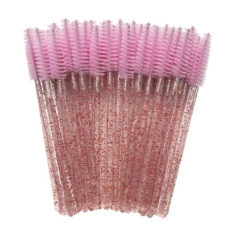 50Pcs/pack Eyelash Brush Disposable Eye Lashes Comb Applicator Makeup Tools Mascara Extension Comb Wands Brushes
