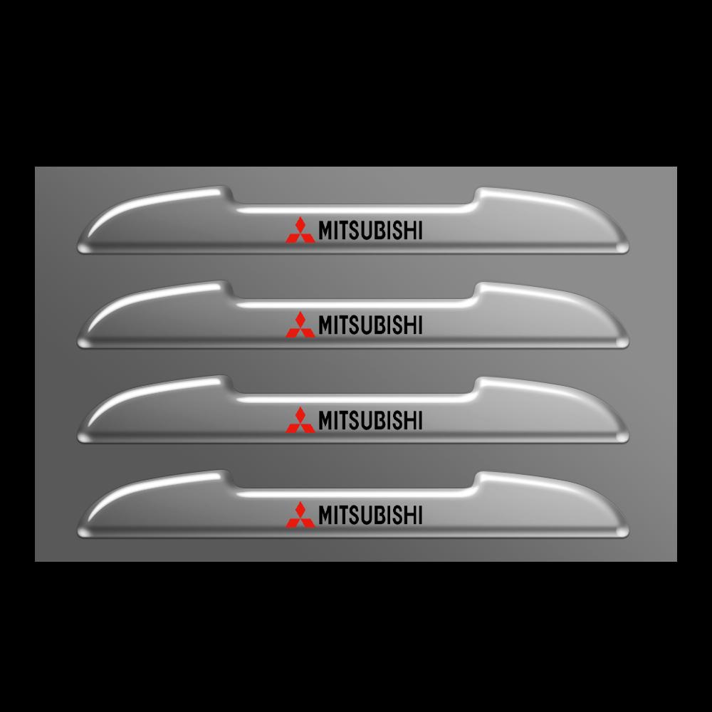 4 шт. Автомобильные противоударные полосы Наклейки-защитники на кромку двери Аксессуары для Mitsubishi Ralliart ASX Lancer EVO Преобразователь крепежа