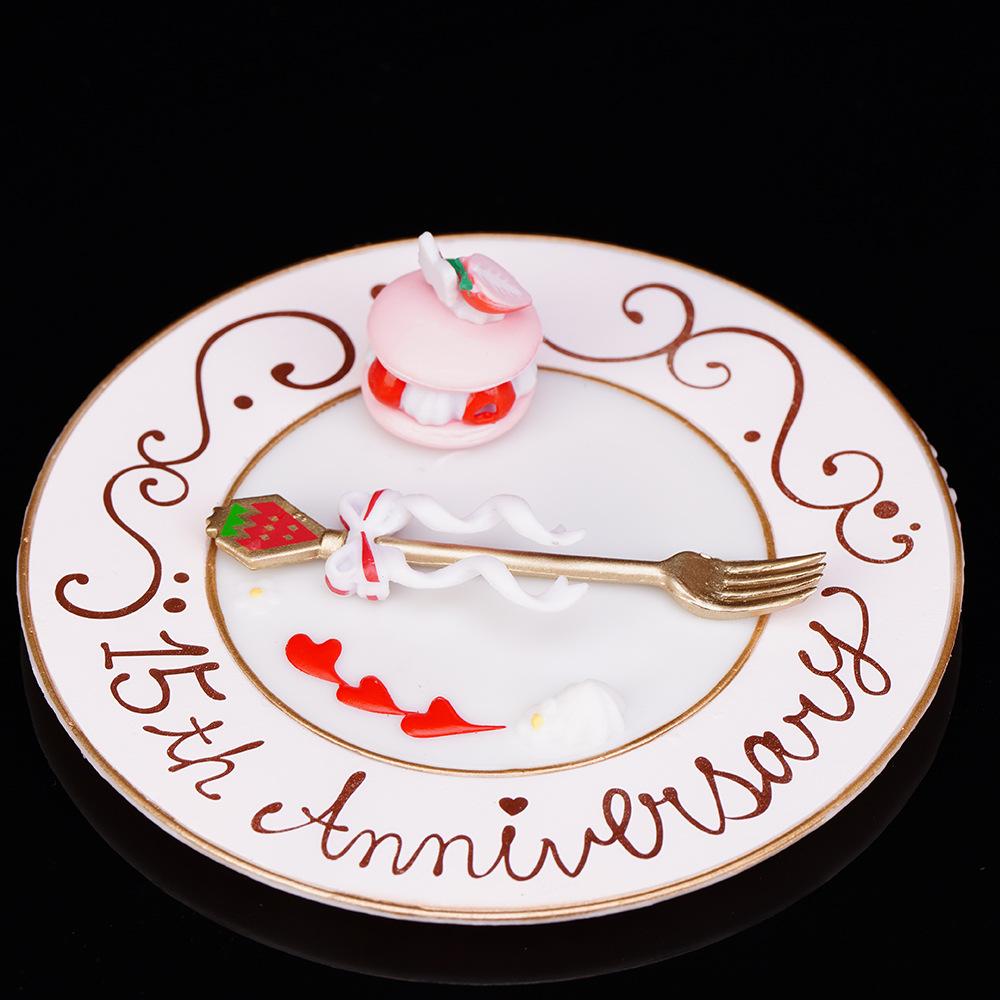 1939 C Аниме Фигурка Мику 15-летие Клубничный Торт Фигурка Статуя из ПВХ Коллекция Модель Игрушки Подарки