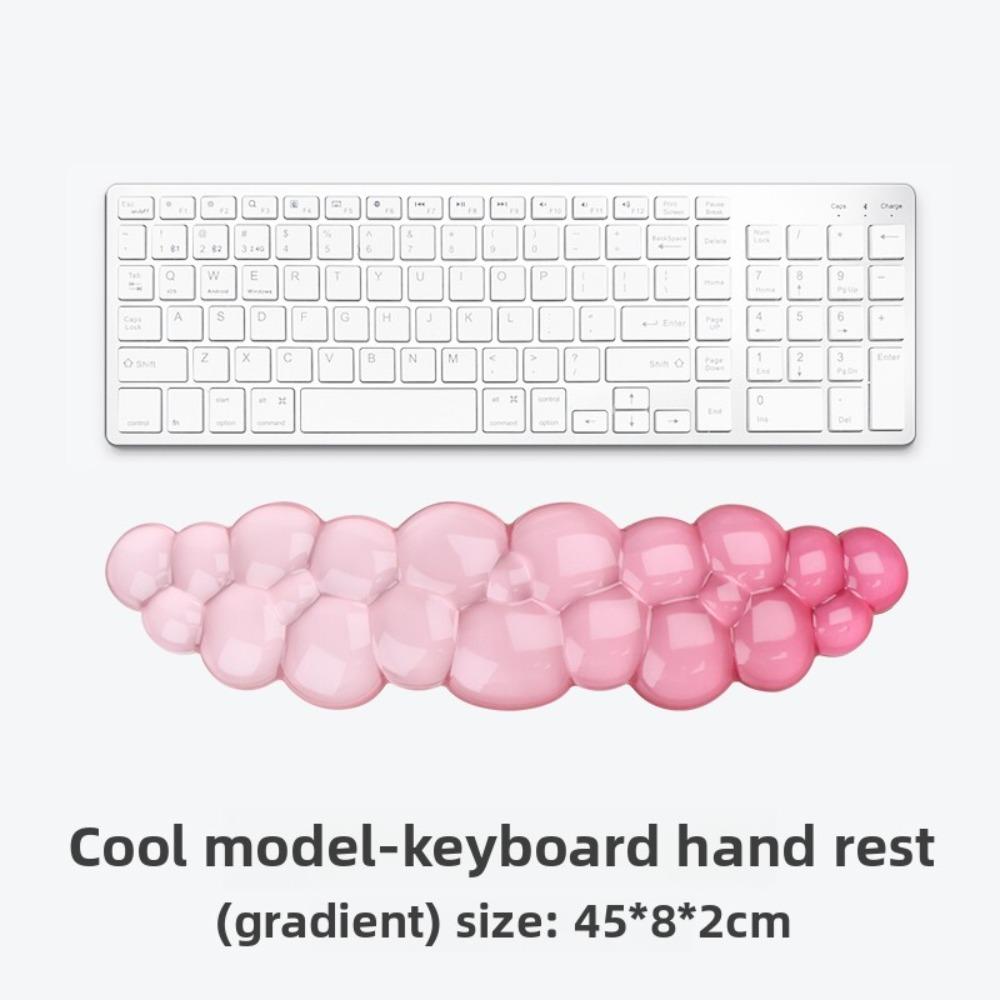 Transparent Keyboard Wrist Rest Cloud Shape Wrist Pad Portable Silicone Wrist Support Gamer