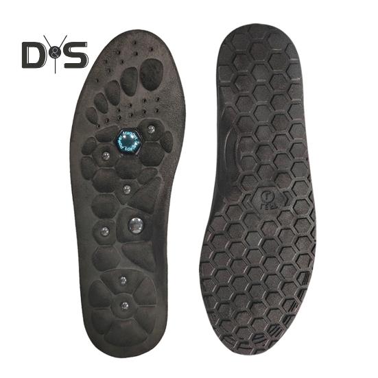 1 пара магнитотерапевтических стелек, акупрессурные массажные стельки для мужчин и женщин, вставки для ног, улучшающие циркуляцию крови, снимающие давление