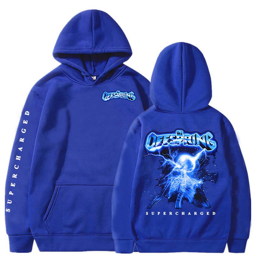 Худи с наддувом The Offspring Рок-группа Принт Толстовки Длинный рукав Графика нового альбома Пуловеры Мужская Женская Одежда Топ
