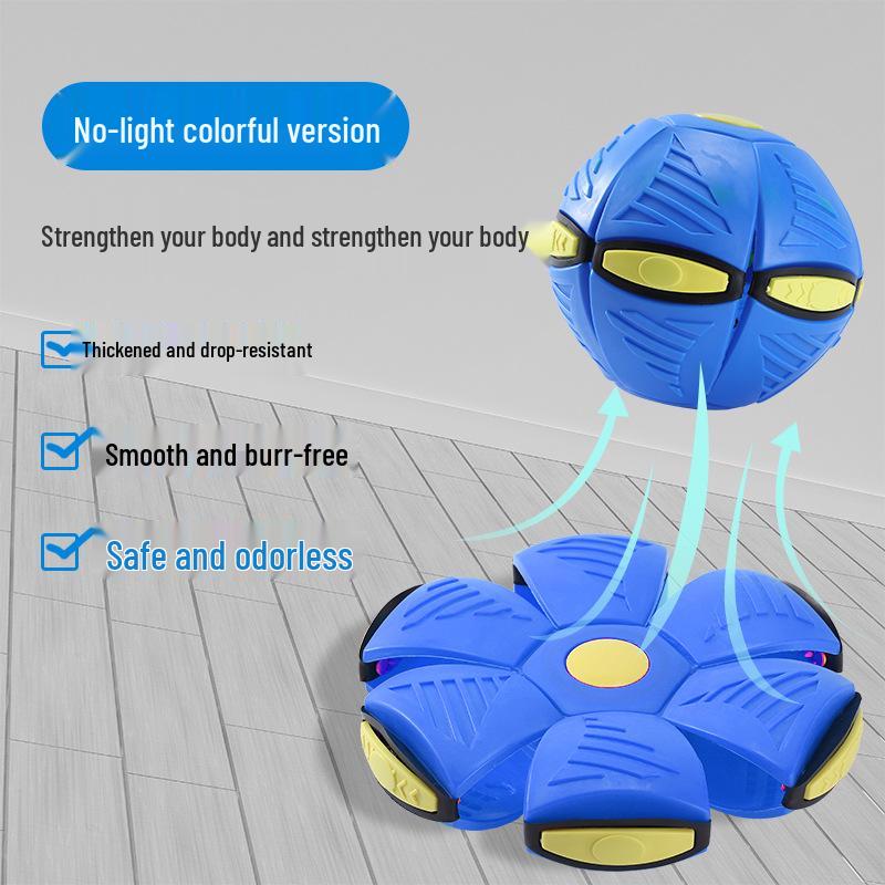 Luminous Elastic Magic Flying Saucer Ball - Children's Outdoor Step-on Toy