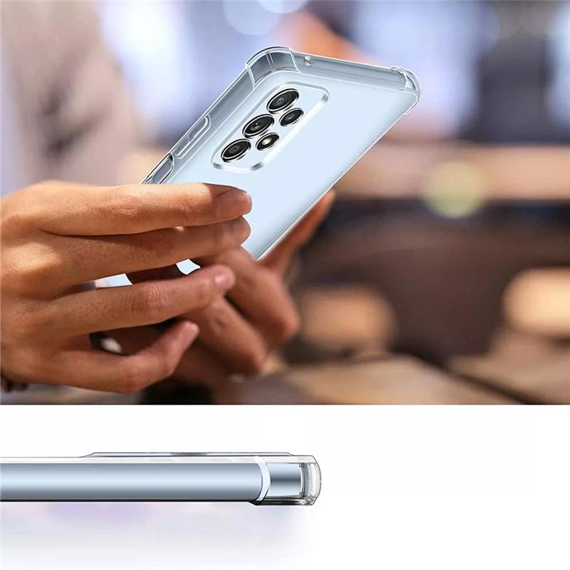 Противоударный прозрачный силиконовый чехол для Samsung S24 S23 S22 S21 Ultra FE, чехол для Samsung S 24 23 22 21 + A 05 S 15 25 35 55