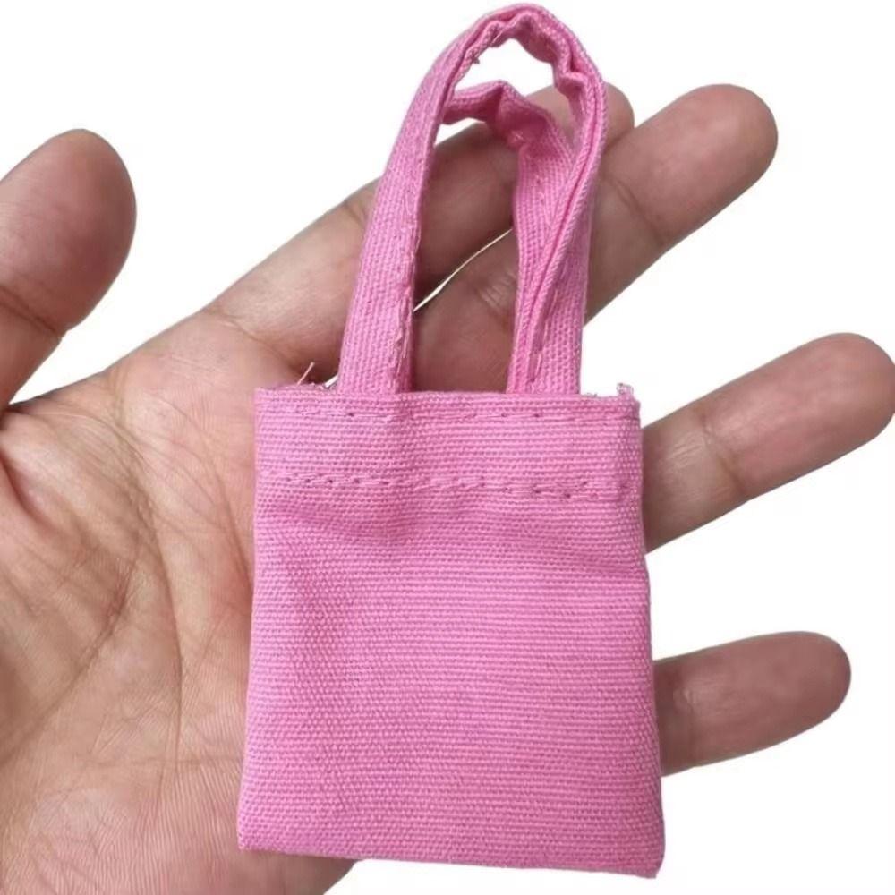 Dollhouse Changing Dressing Doll Canvas Bag Canvas Material Miniature Doll Bag Doll Accessories