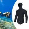 Wetsuit Top Men Swimsuit Hooded Keep Warm Adults Quick Dry 3mm Neoprene Jacket