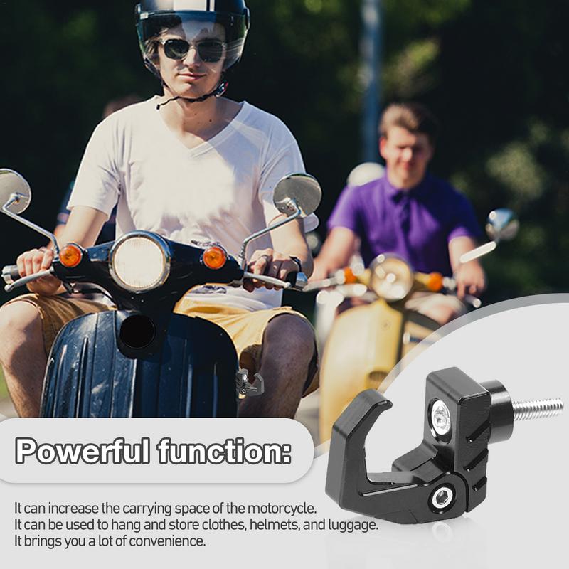 Складная стойка для шлемов Крючок для шлемов для скутера Вешалка для шлемов для скутера Вешалка для одежды из сплава Принадлежности для модификации мотоцикла