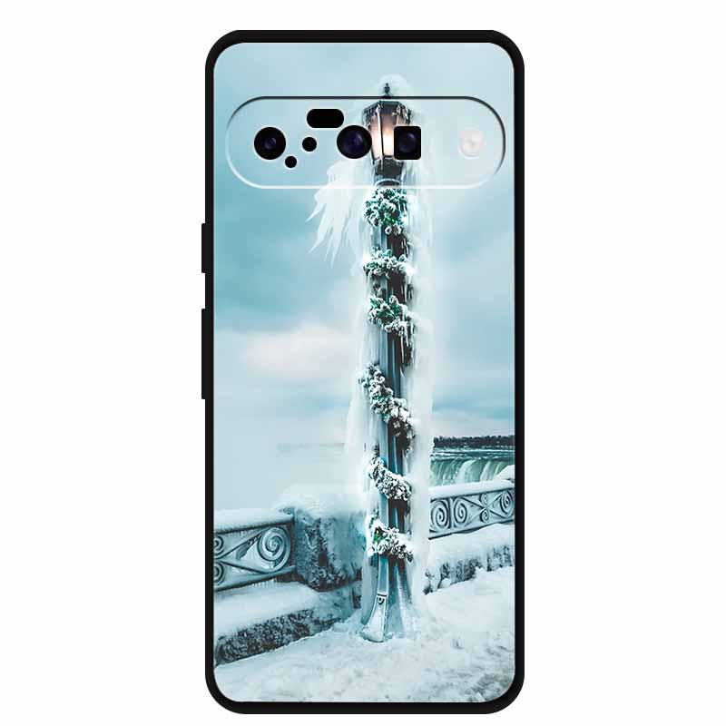 Рождественские чехлы для Google Pixel 10 Чехол Силиконовый Мягкий Черный Чехол Рождественская елка для Pixel 10 Pro / 10 Pro XL Задняя крышка