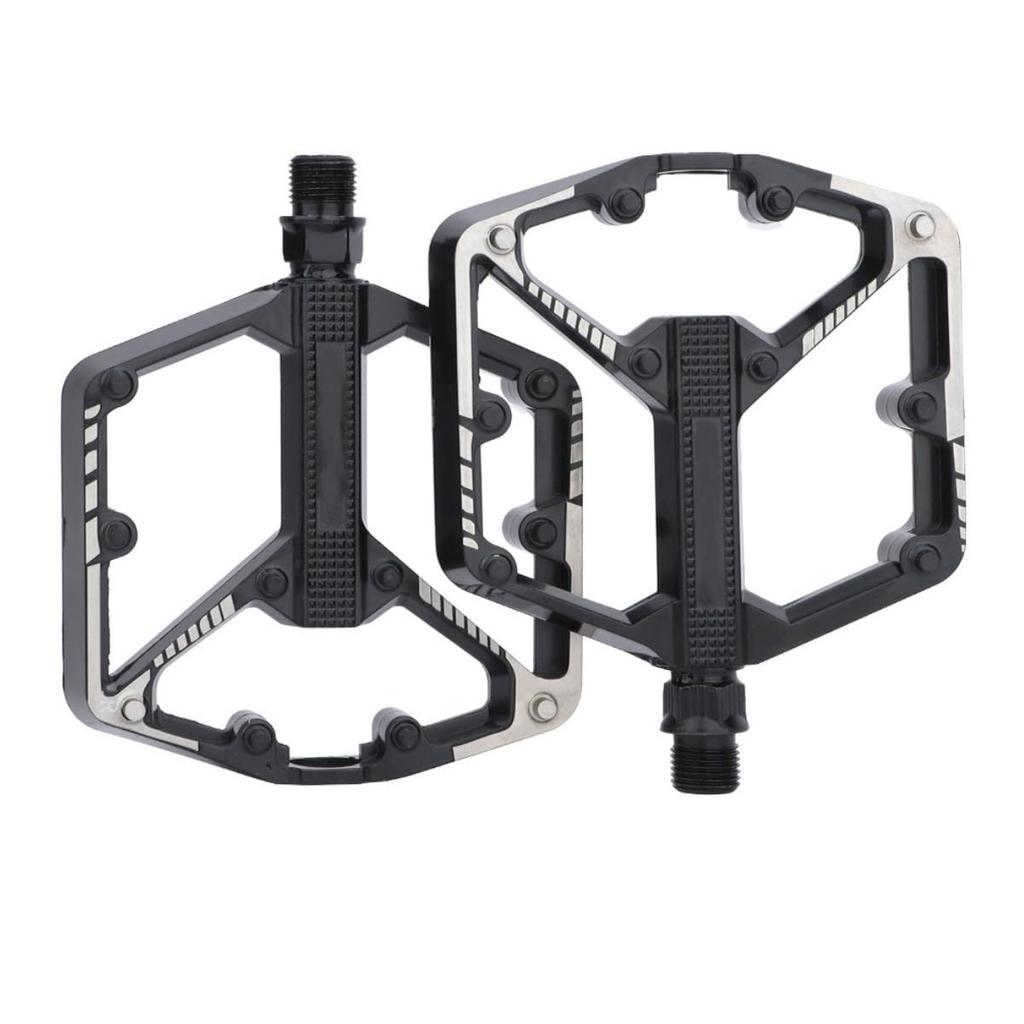 HOUSON Bicycle Aluminum Bicycle Platform Inch Pedals 2 DU Bicycle Pedals Carbon Road Bike Pedals for Electric Mountain Folding and Road Bikes Pedals,