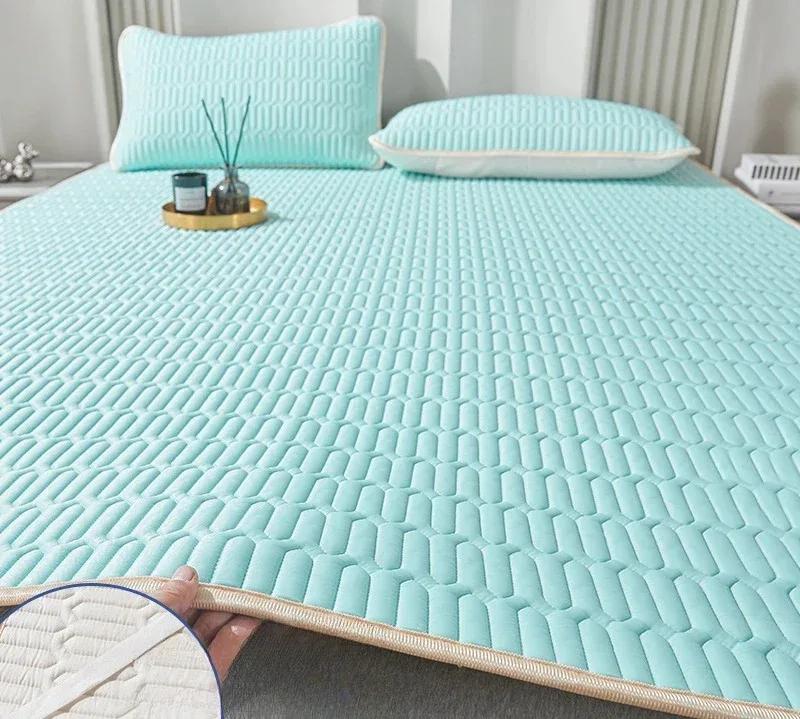 2 шт./3 шт. латексный летний коврик, охлаждающий коврик для кровати и наволочка, коврик для холодного сна, летний дышащий складной крутой коврик